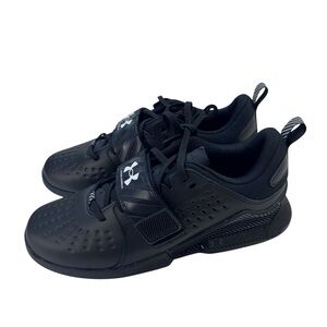 Under Armour Reign Lifter UA Black White Mens Cross Training Gym Shoe Size 10